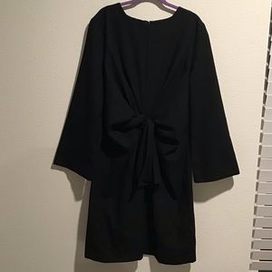 H &M Front Tie Black Dress